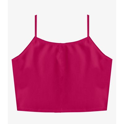 Blusa de Alça Feminina Tecido Henera Infinita Cor Vermelho GG / Vermelho