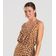 Blusa de Alça Feminina Estampada Dianna Bege G / Bege