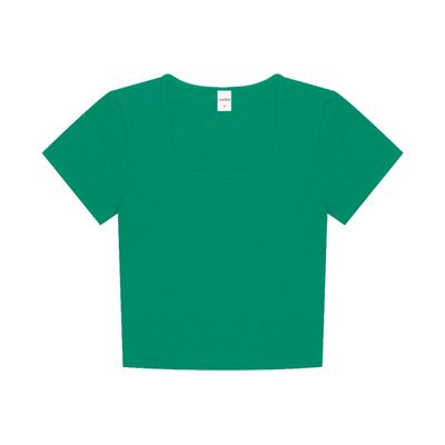 Blusa Cropped Feminina Rovitex Verde M / Verde
