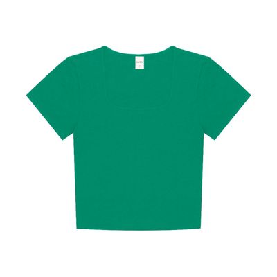 Blusa Cropped Feminina Rovitex Verde M / Verde