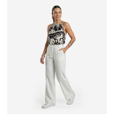 Blusa Feminina de Alça Infinita Cor Preto P / Preto