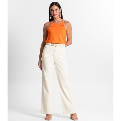 Blusa De Alça Feminina Rovitex Laranja G / Laranja