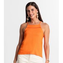 Blusa De Alça Feminina Rovitex Laranja