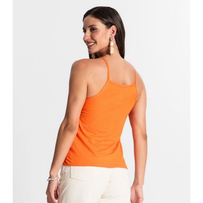 Blusa De Alça Feminina Rovitex Laranja GG / Laranja