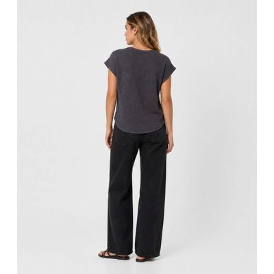 Blusa Feminina Em Malha Tapirus Infinita Cor Cinza P / Cinza