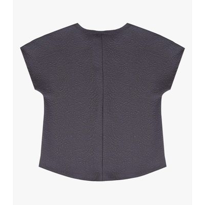 Blusa Feminina Em Malha Tapirus Infinita Cor Cinza P / Cinza