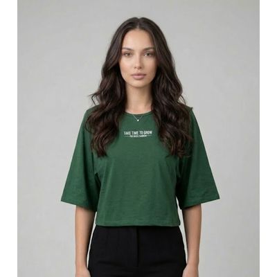 Blusa Feminina Em Viscotorcion Infinita Cor Verde GG / Verde