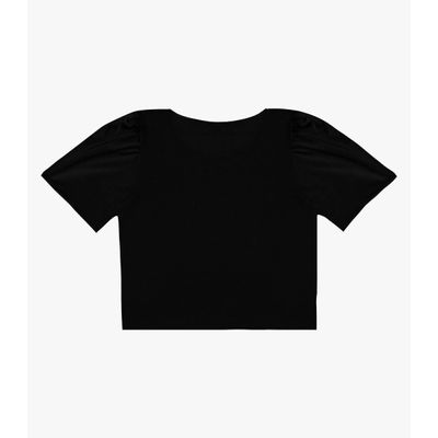 Blusa Feminina Em Malha Langui Infinita Cor Preto G / Preto