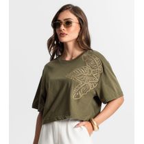Blusa Feminina Com Bordado Endless Verde