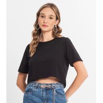 Blusa Cropped Lisa Select Preto