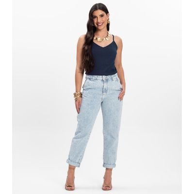 Blusa de Alça Infinita Cor Azul M / Azul