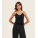 Blusa de Alça Feminina Viscose Creponada Endless Preto G / Preto