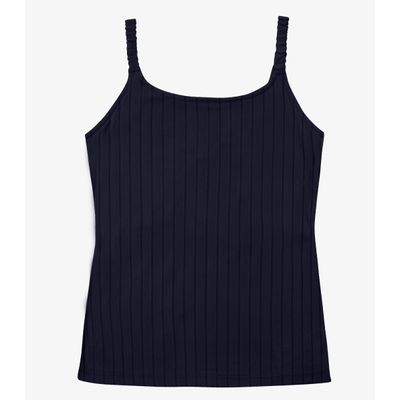 Blusa Feminina De Alça Select Azul P / Azul