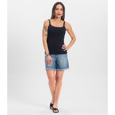 Blusa Feminina De Alça Select Azul P / Azul