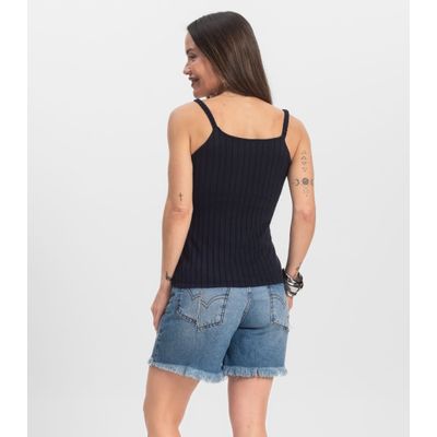 Blusa Feminina De Alça Select Azul M / Azul