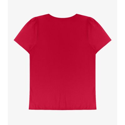 Blusa Feminina Em Viscose Infinita Cor Vermelho M / Vermelho