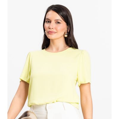 Blusa Feminina Em Viscose Infinita Cor Verde M / Verde