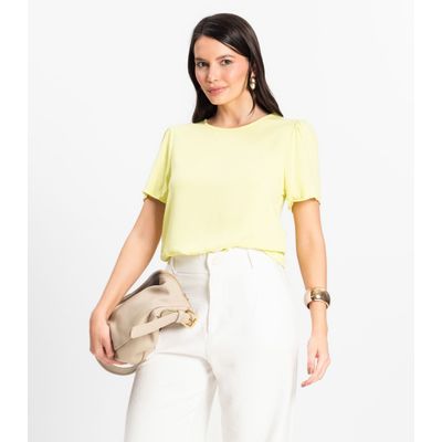 Blusa Feminina Em Viscose Infinita Cor Verde M / Verde
