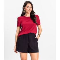 Blusa Feminina Em Viscose Infinita Cor Vermelho