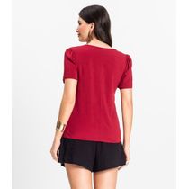 Blusa Feminina Em Viscose Infinita Cor Vermelho