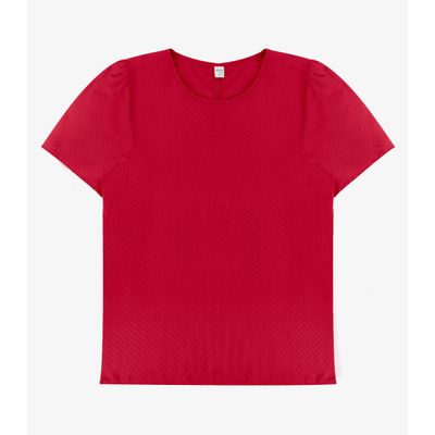 Blusa Feminina Em Viscose Infinita Cor Vermelho GG / Vermelho