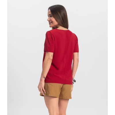 Blusa Feminina Em Viscose Infinita Cor Vermelho M / Vermelho