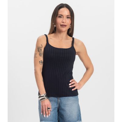 Blusa Feminina De Alça Select Azul G / Azul