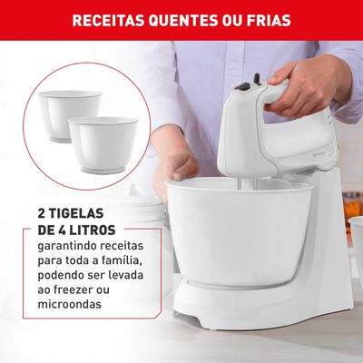 Batedeira Mini Chef HM10 185W Arno Branco / 127V