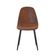 Kit Mesa De Jantar Pandora 140cm com 4 Cadeiras Charles Marrom Caemmun Marrom
