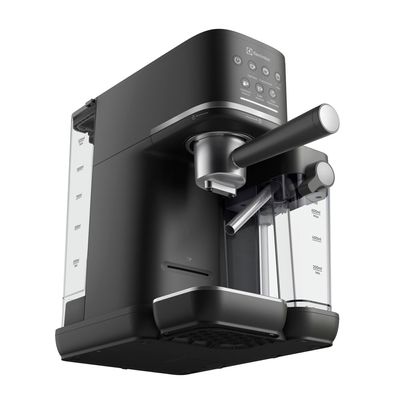 Cafeteira Espresso Electrolux Cápsula, Pó e Sache Experience Vaporizador de Leite Preta (ECM70) 127V