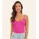 Blusa De Alça Feminina Ribana Canelada Rovitex Rosa P / Rosa