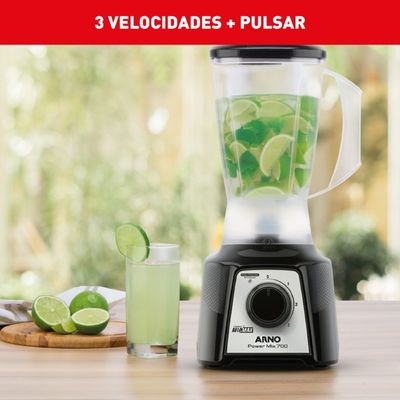 Liquidificador Power Mix LQ10 700W Arno Preto / 127V