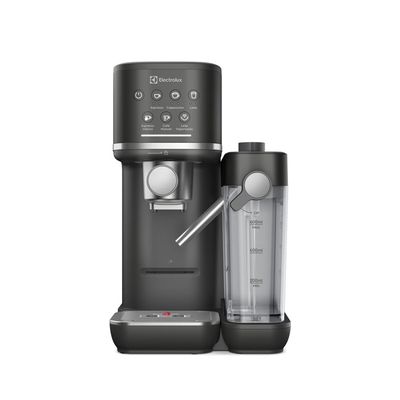 Cafeteira Espresso Electrolux Cápsula, Pó e Sache Experience Vaporizador de Leite Preta (ECM70) 220V