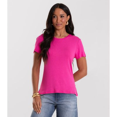 Blusa Feminina Básica Visco Tricot Rovitex Rosa GG / Rosa