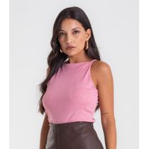 Blusa Feminina De Alça Shine Endless Rosa