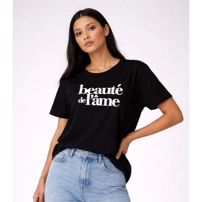 Blusa Feminina em Malha Visco Infinita Cor Preto M / Preto