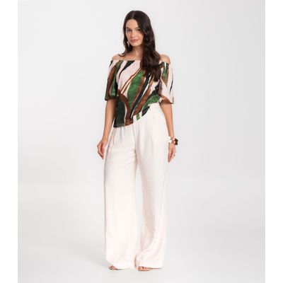 Blusa Feminina Ciganinha Infinita Cor Marrom P / Marrom