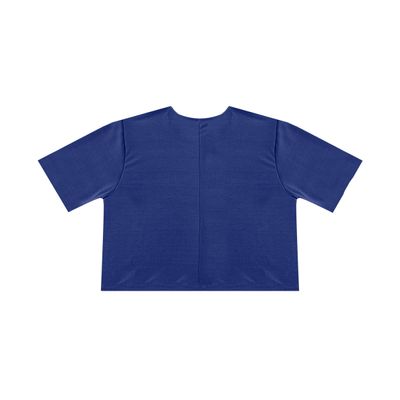 Blusa Feminina Básica Malha Suplex Infinita Cor Azul GG / Azul