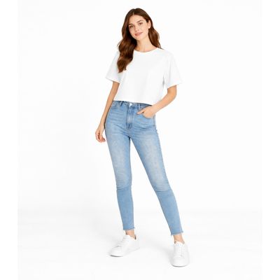 Blusa Feminina Básica Malha Suplex Infinita Cor Bege M / Bege