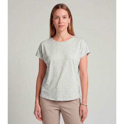 Blusa Feminina Básica Manga Curta Infinita Cor Verde P / Verde