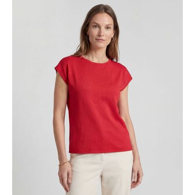Blusa Feminina Ampla Infinita Cor Vermelho M / Vermelho