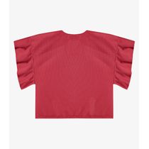 Blusa Feminina Com Manga Franzida Infinita Cor Vermelho
