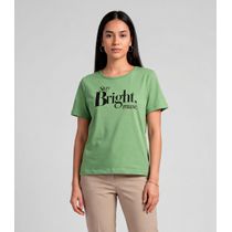 Blusa Feminina Com Estampa Infinita Cor Verde