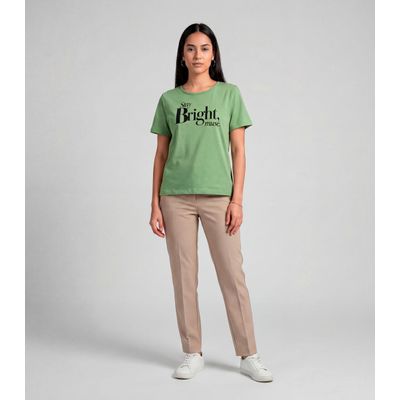 Blusa Feminina Com Estampa Infinita Cor Verde G / Verde