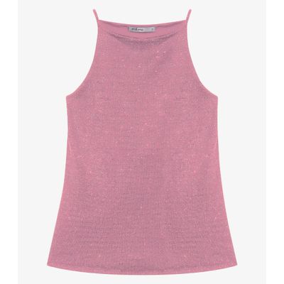 Blusa Feminina De Alça Shine Endless Rosa G / Rosa