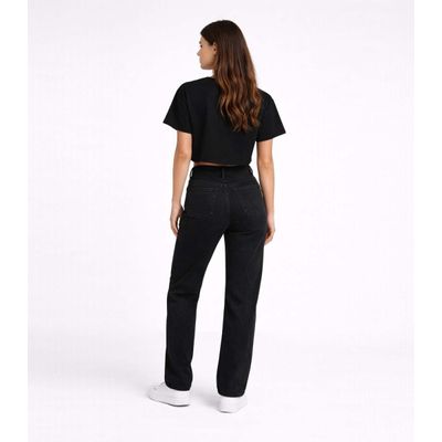 Blusa Feminina Com Manga Deslocada Infinita Cor Preto GG / Preto