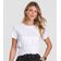 Blusa Feminina Com Lastex Dianna Branco M / Branco