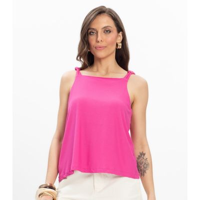 Blusa de Alça Feminina Endless. Rosa G / Rosa
