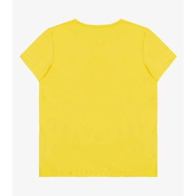 Blusa Baby Look Feminina Estampada Select Amarelo M / Amarelo