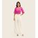 Blusa Cropped Feminina com Manga Ampla Endless Rosa M / Rosa